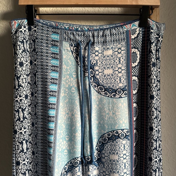 In Bloom by Jonquil Paisley Print Lace Cami & Wide Leg Pajama Set Sz: Med - Picture 11 of 14